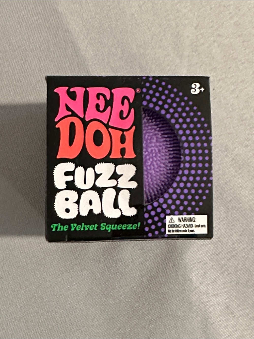 NeeDoh Fuzz Ball NWT Squishy Toy - Purple